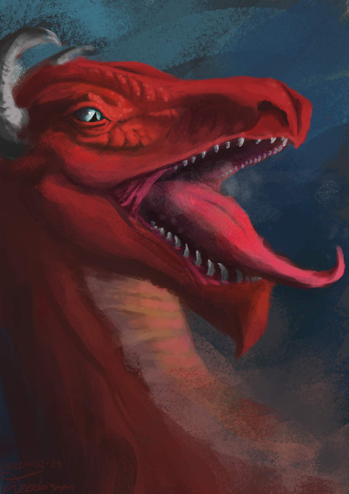 Dragon in Red